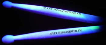 Mindscape Drummer Matt Higginbotham's Drumsticks